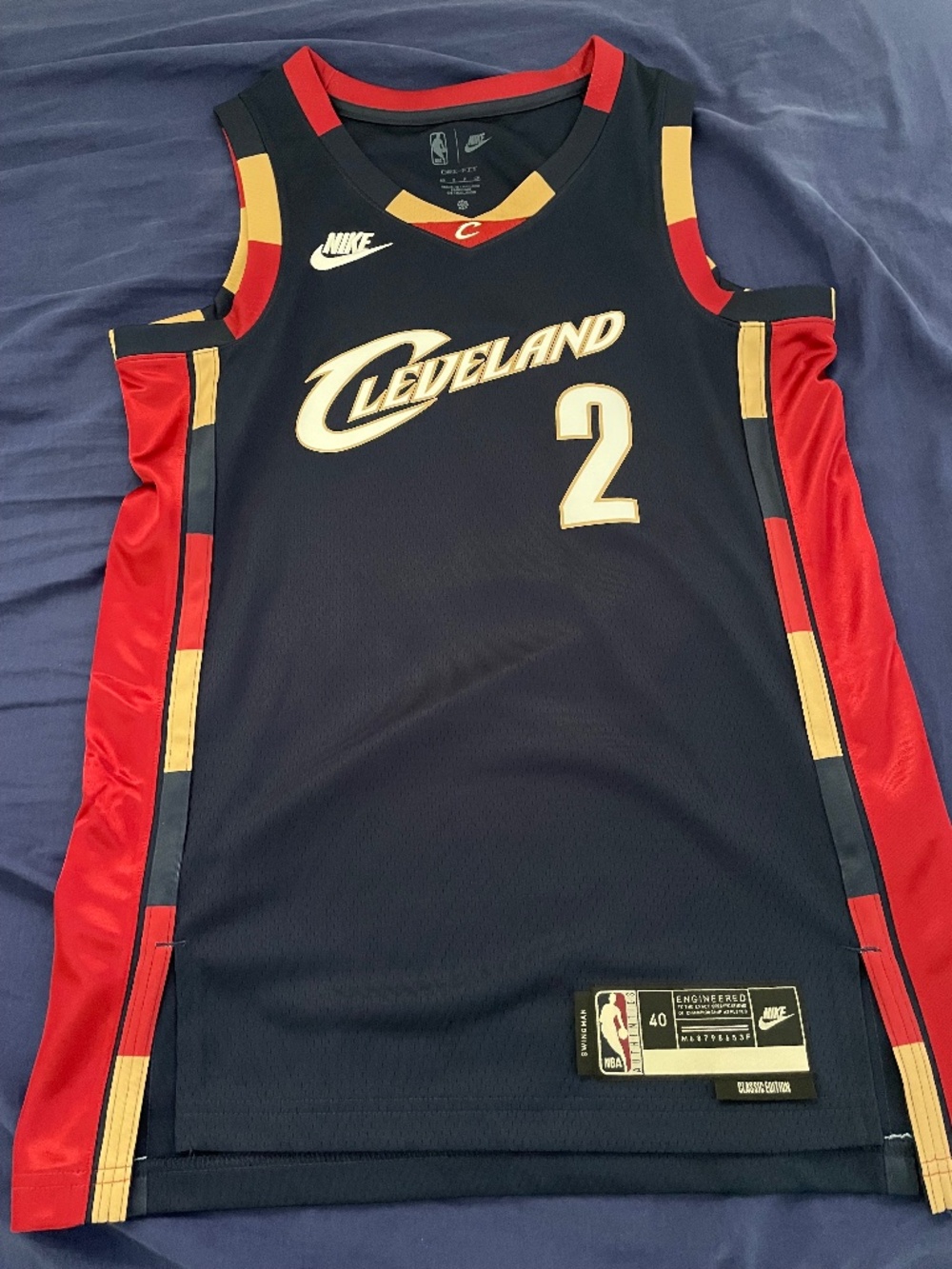 Kyrie Cavs custom jersey